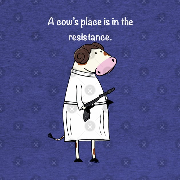 Leia Cow by Coconut Moe Illustrations